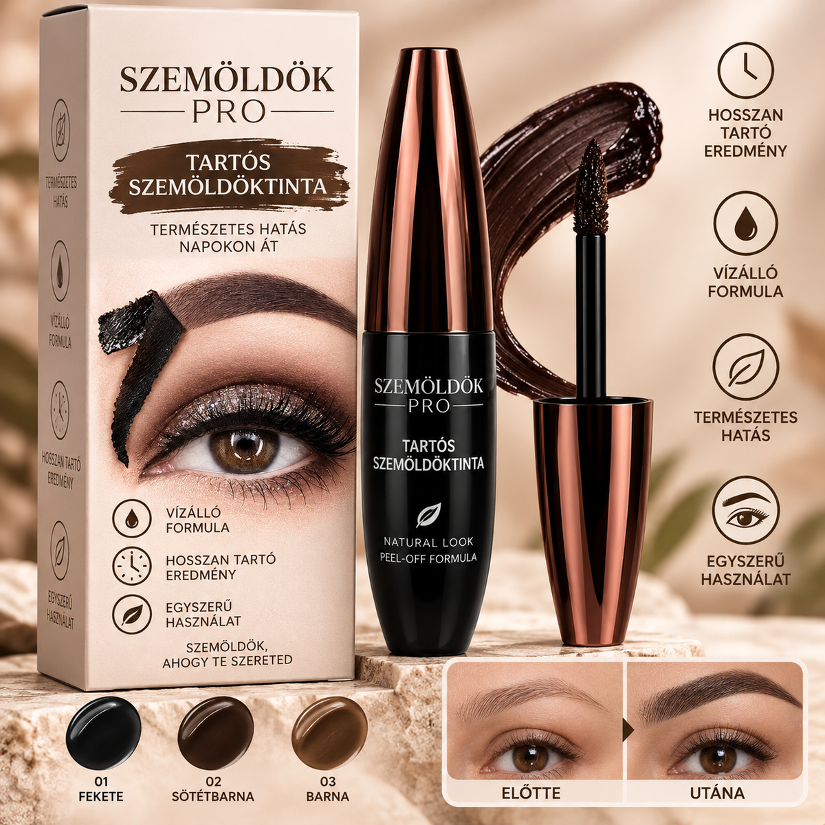 Szemöldök Pro – Tartós Szemöldöktinta